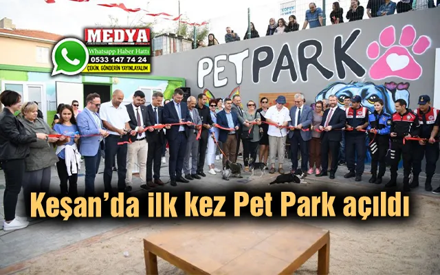 Keşan’da ilk kez Pet Park açıldı