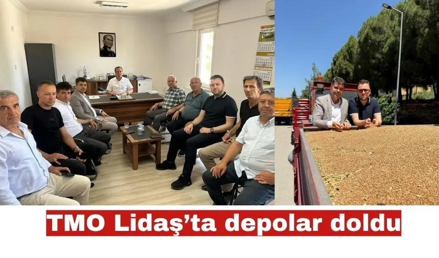 TMO Lidaş’ta depolar doldu. 25 bin ton buğday alındı