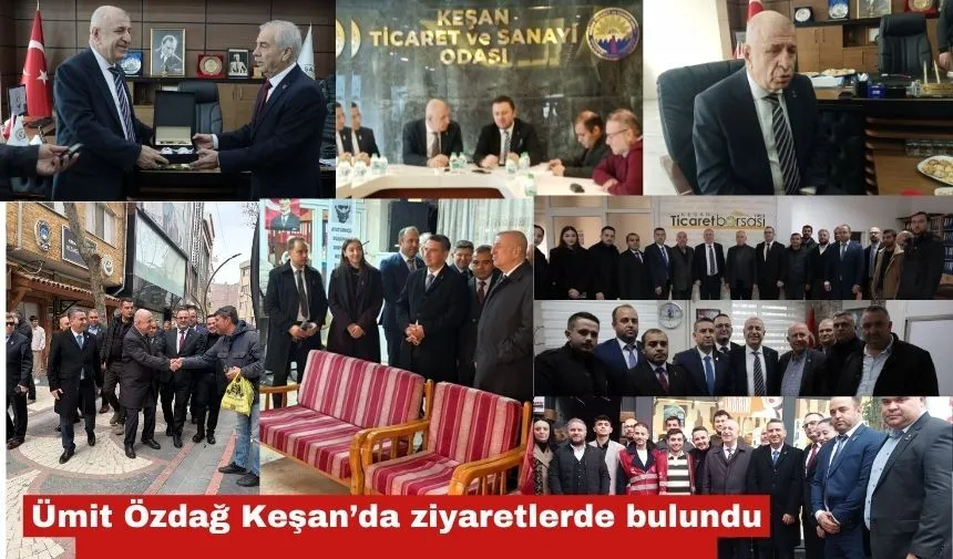 Ümit Özdağ Keşan’da açıklamalarda bulundu